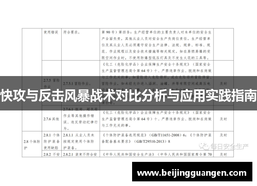 快攻与反击风暴战术对比分析与应用实践指南 快攻与反击风暴战术对比分析与应用实践指南